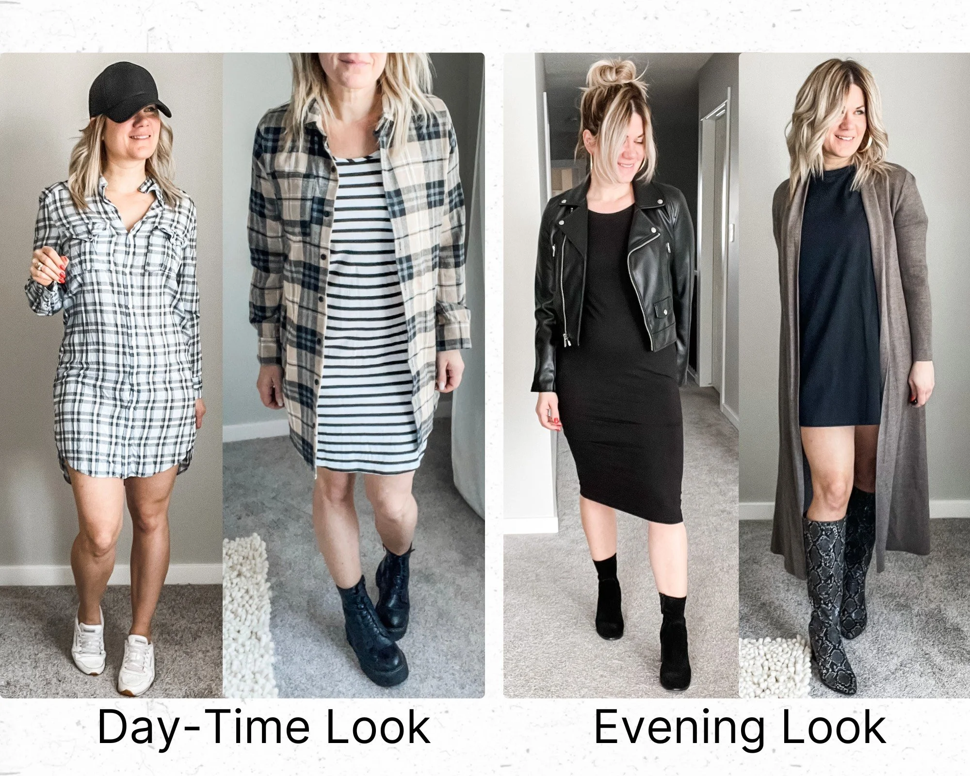 How to wear a shirt dress in winter best sale
